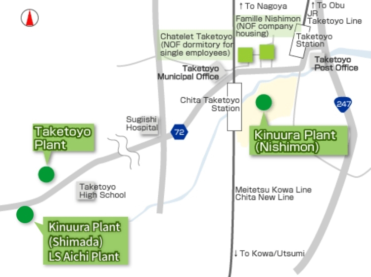 Aichi Works (Kinuura Plant/Taketoyo Plant)