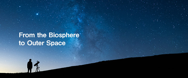 From the Biosphere to Outer Space