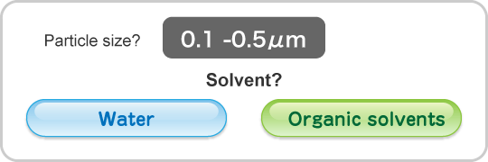 Particle size? 0.1～0.5㎛