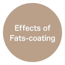 Effects of Fats-coating