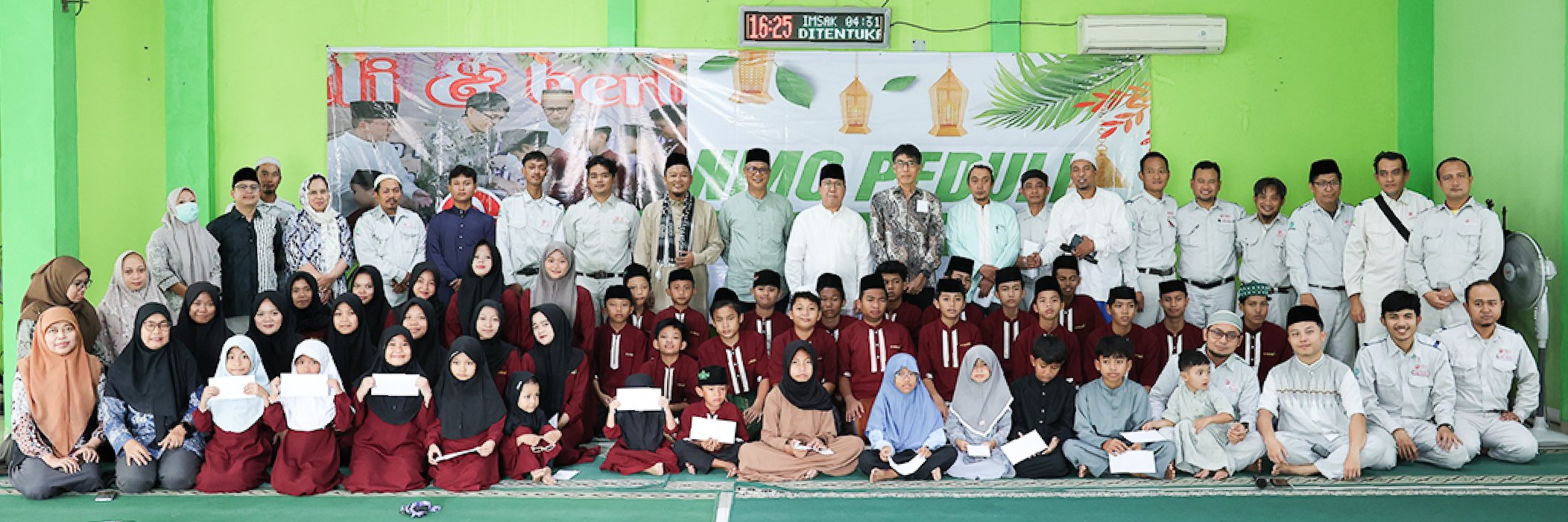 This is a group photo featuring many local residents.