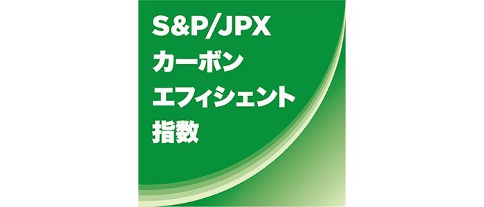 This is the logo for the S&P/JPX Carbon Efficient Index.